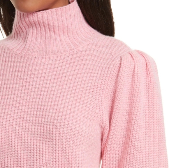 Nwt Frame Denim Wool & Cashmere Puff Sleeve Sweater - Picture 3 of 16